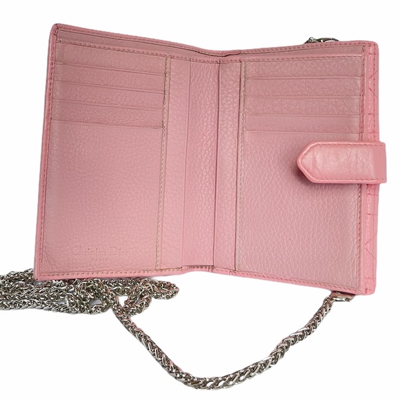 ***SOLD***Christian Dior | Auth Pink and Silver Wallet on Chain - Picture 8 of 13